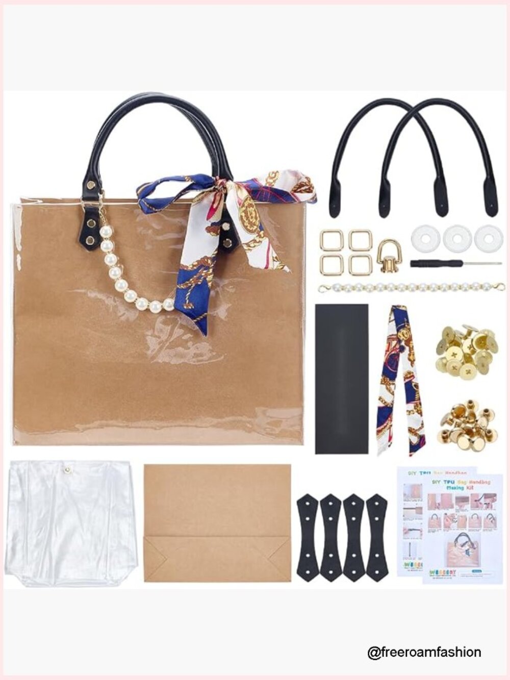 DIY Tote Bag Making Kit for Adults Handbag Craft Purse Kit